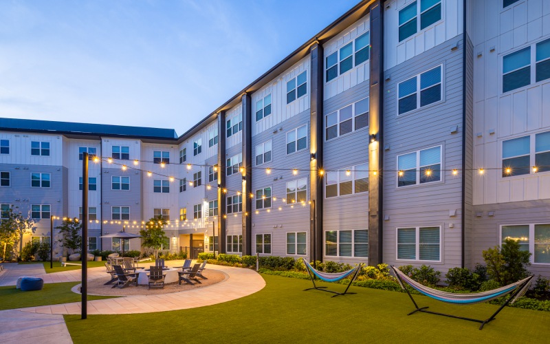outdoor gathering area