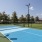 spacious pickle ball court outdoors
