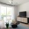 living area that includes ample seating spaces and bright lighting