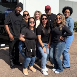 group of people smiling